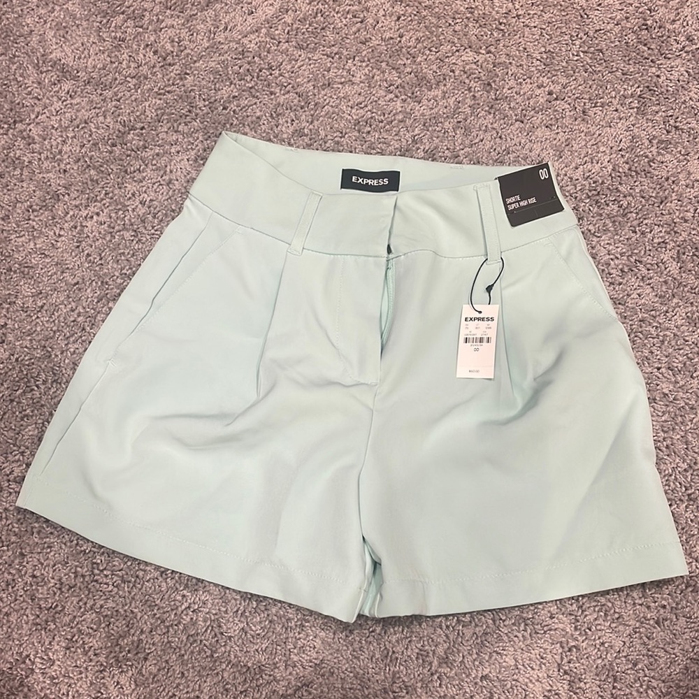 Express super high rise tailored shorts